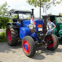 =Lanz, gesehen auf dem Ausstellungsgelände der Fendt-Freunde Bad Bocklet im Juni 2018