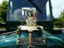 =Lanz-Kühlerverschluß, gesehen auf dem Ausstellungsgelände der Fendt-Freunde Bad Bocklet im Juni 2018