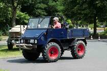 =Unimog, gesehen auf dem Ausstellungsgelände der Fendt-Freunde Bad Bocklet im Juni 2018