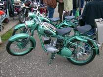 2 alte ES 150 waren beim Schleppertreffen in Schellenberg zu sehen