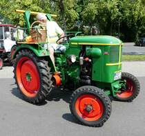 =Deutz, gesehen auf dem Ausstellungsgelände der Fendt-Freunde Bad Bocklet im Juni 2018