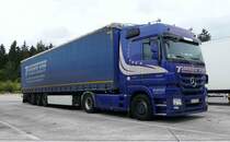 =MB Actros 1846-Sattelzug rastet im Juni 2018 an der A 7