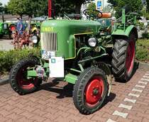 =Fendt Dieselross, Bj. 1959, 24 PS, ausgestellt bei der Traktorenausstellung  Ahle Bulldogge us Angeschbach oh Lannehuse  in Angersbach im Juni 2018