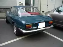 Heckansicht eines Alfa Romeo GT Giulia Sprint Veloce. Essen-Rüttenscheid am 01.10.2018.