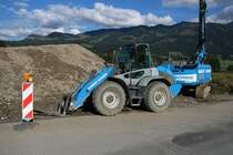 Kramer Radlader am 26.08.18 in Fischen Allgäu 