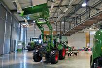 Fendt Vario 313 am 28.08.18 im Fendt Forum Marktoberdorf 