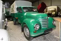 Ein Framo Barkas V901/2 steht im Sächsischen Nutzfahrzeugmuseum Hartmannsdorf. (August 2018)