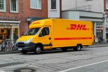 =Iveco von DHL unterwegs in Lübeck im September 2018