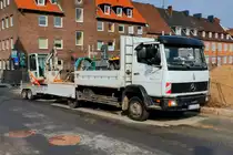 =MB 814 von BENNO MEYN steht auf einer Baustelle in Lübeck im September 2018