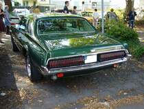 Heckansicht eines Mercury Cougar des Modelljahres 1967. 10. Dukes of Downtown am 01.09.2018 in Essen-Rüttenscheid.