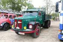 Scania Hauber Oldtimer am 02.09.18 beim Oldtimer Treffen in Frankfurt am Main Rebstock