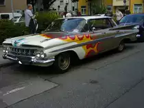 Chevrolet Impala fourdoor Hardtop Sedan aus dem Modelljahr 1959. 10. Dukes of Downtown am 01.09.2018 in Essen-Rüttenscheid.