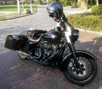 =Harley Davidson Screamin Eagle steht im September 2018 in Ratzeburg