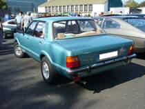 Heckansicht einer viertürigen Ford Taunus TC Limousine des Modelljahres 1979. 4. Ford Event am 02.09.2018 in Krefeld.