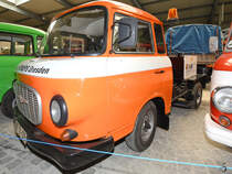 Einer von vielen Barkas B1000 im Sächsischen Nutzfahrzeugmuseum Hartmannsdorf. (August 2018)