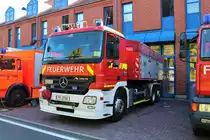 Berufsfeuerwehr Mainz Mercedes Benz Actros WLF (Florian Mainz 1/65) am 08.08.18 beim Tag der offenen Tür an der Wache 1