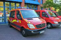 Berufsfeuerwehr Mainz Mercedes Benz Sprinter MTW (Florian Mainz 14/19) am 08.08.18 beim Tag der offenen Tür an der Wache 1