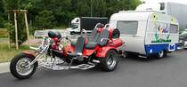 =BOOM-Trike rastet an der A 7 im Juni 2018