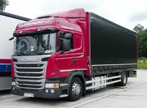 =Scania G 320 rastet im Juni 2018 an der A 7