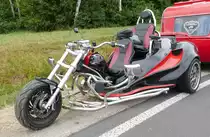 =BOOM-Trike rastet an der A 7 im Juni 2018