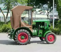 =Normag NG 22 besucht die Traktorenausstellung  Ahle Bulldogge us Angeschbach oh Lannehuse  in Angersbach im Juni 2018