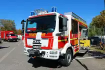 Feuerwehr Neu-Isenburg Zeppelinheim MAN TGM HLF20 (Florian Isenburg 3/46) am 08.08.18 beim Tag der offenen Tür 