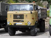 Ein IFA W50-LA mit Seitenkipperaufbau im September 2018 in Bad Frankenhausen.