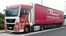 =MAN-Sattelzug von TRANSLOAD rastet im Juni 2018 an der A 7