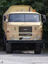 Ein IFA W50-LA mit leichtem absetzbarem Koffer (LAK) im September 2018 in Bad Frankenhausen.