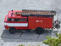 Ein IFA W50-LA Tanklöschfahrzeug im September 2018 in Bad Frankenhausen.