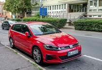 VW Golf VII Variant GTD am 06.08.2018. Standort: Pécs (HU).