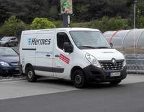 =Renault Master von HERMES steht im August 2018 in Petersberg
