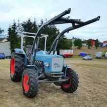 =Eicher, gesehen bei den Traktorfreunden Mackenzell im September 2018
