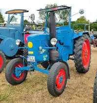 =Lanz 2206, gesehen bei den Traktorfreunden Mackenzell im September 2018
