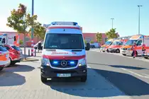 Neuer Die Johanniter Kreis Offenbach Mercedes Benz Sprinter ELW1 am 16.09.18 bei einer Katastrophenschutzübung in Rödermark Urberach
