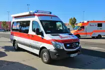 Neuer Die Johanniter Kreis Offenbach Mercedes Benz Sprinter ELW1 am 16.09.18 bei einer Katastrophenschutzübung in Rödermark Urberach 