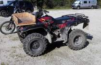 =Yamaha-Quad steht im September 2018 in Bischofswiesen