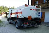 =MB Atego als Tankfahrzeug der Firma SCHNURRER steht zur Heizölanlieferung in Bischofswiesen
