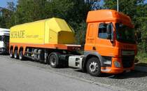 =DAF-Sattelzug von SCHADE-Transport-Logistic rastet im September 2018 an der A 8