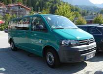 =VW T5 der Nationalparkverwaltung steht im September 2018 in Berchtesgaden