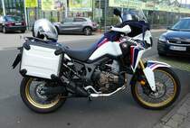 =Honda Afrika Twin steht in Angersbach im Juni 2018