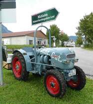 =Eicher ES 202 steht im September 2018 in Piding