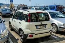 Fiat Panda Cross (RÜckansicht), fotografiert am 21.08.2018 In Izola (SLO).