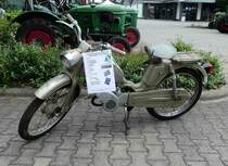 =Zündapp Bergsteiger, Bj. 1972, steht bei der Traktorenausstellung  Ahle Bulldogge us Angeschbach oh Lannehuse  in Angersbach im Juni 2018