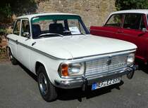 =NSU 1200, Bj. 1968, 55 PS, ausgestellt bei Blech & Barock im Juli 2018 auf dem Gelände von Schloß Fasanerie bei Eichenzell