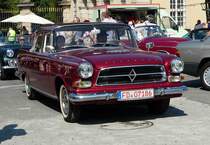 =Borgward P 100, kommt zur Oldtimerausstellung  Blech & Barock  im Juli 2018 auf dem Gelände von Schloß Fasanerie bei Eichenzell