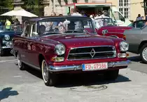 =Borgward P 100, kommt zur Oldtimerausstellung  Blech & Barock  im Juli 2018 auf dem Gelände von Schloß Fasanerie bei Eichenzell