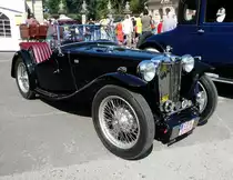 =MG, ausgestellt bei Blech & Barock im Juli 2018 auf dem Gelände von Schloß Fasanerie bei Eichenzell