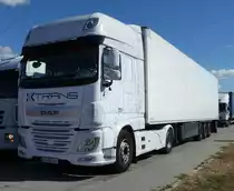 =DAF-Sattelzug steht auf einem Rastplatz an der A3, 09-2018