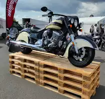 =Indian wird präsentiert beim Fuldaer Autotag 2018 im August 